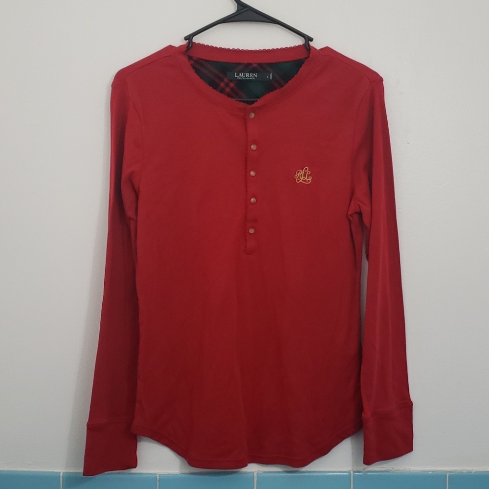 Women's RALPH LAUREN Long Sleeves Shirt size L